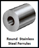 round stainless steel ferrules